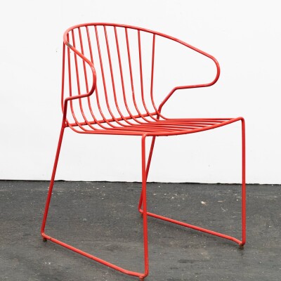 Reclaimed Mid-Century Style Exterior Metal Chairs | 15 Available