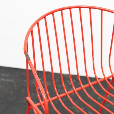Reclaimed Mid-Century Style Exterior Metal Chairs | 15 Available