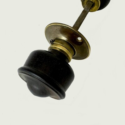 Antique Ebony Rimlock Door Knobs | 10 Pairs Available