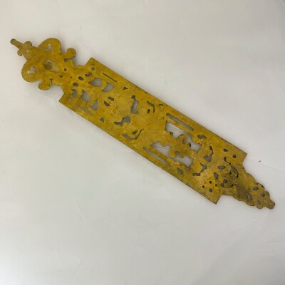 Reclaimed Victorian Style Brass Finger Plates - 9 Pairs Available