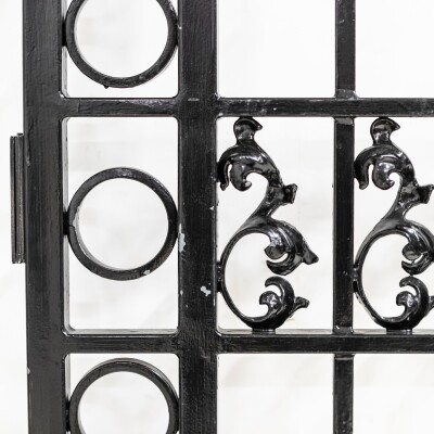 Reclaimed Black Wrought Iron Gates
