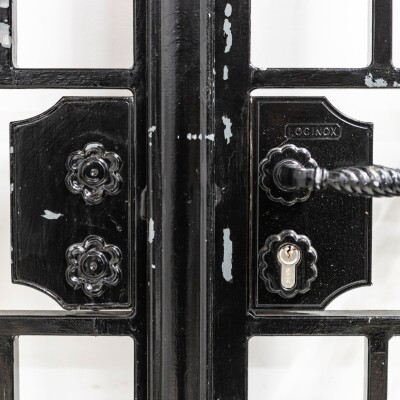 Reclaimed Black Wrought Iron Gates