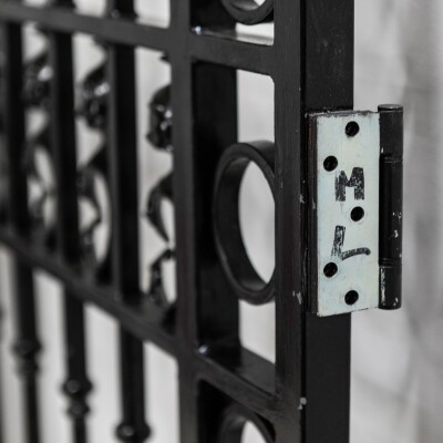 Reclaimed Black Wrought Iron Gates