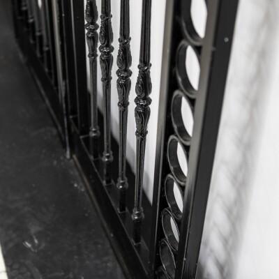 Reclaimed Black Wrought Iron Gates