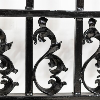 Reclaimed Black Wrought Iron Gates