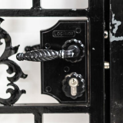 Reclaimed Black Wrought Iron Gates