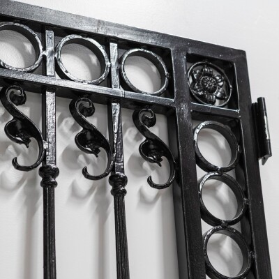 Reclaimed Black Wrought Iron Gates