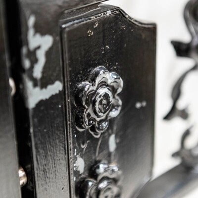 Reclaimed Black Wrought Iron Gates