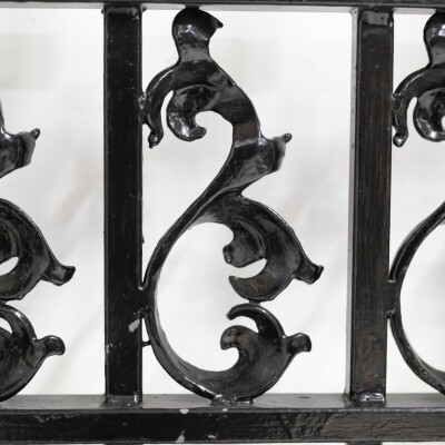 Reclaimed Black Wrought Iron Gates
