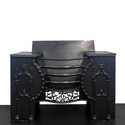 Mid 19th Century Victorian Gothic Revival Hob Grate