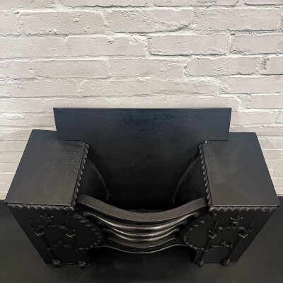 Mid 19th Century Victorian Gothic Revival Hob Grate