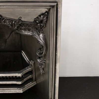 Antique Cast Iron Georgian Fireplace Insert