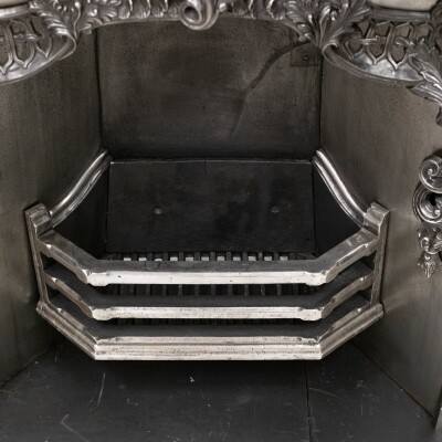 Antique Cast Iron Georgian Fireplace Insert