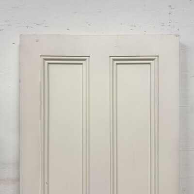 Reclaimed White Tulip Wood 2 Panel Door - 196.5cm x 78cm