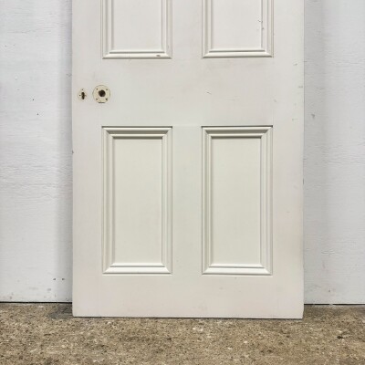 Reclaimed White Tulip Wood 2 Panel Door - 196.5cm x 78cm
