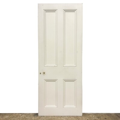 Reclaimed White Tulip Wood 2 Panel Door - 196.5cm x 78cm