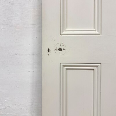 Reclaimed White Tulip Wood 4 Panel Door - 198.5cm x 74.5cm