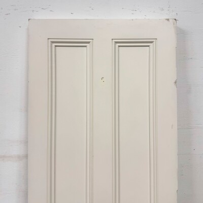 Reclaimed White Tulip Wood 4 Panel Door - 197.5cm x 76cm