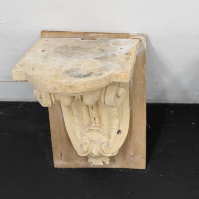 Antique 19th Century Carved Stone Corbels