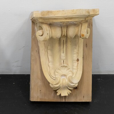 Antique 19th Century Carved Stone Corbels