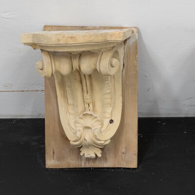 Antique 19th Century Carved Stone Corbels