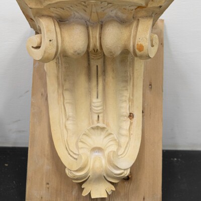Antique 19th Century Carved Stone Corbels