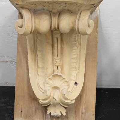 Antique 19th Century Carved Stone Corbels