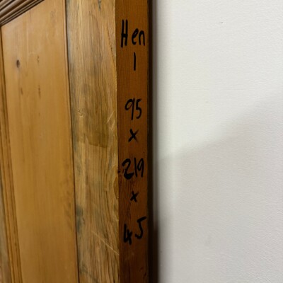 Antique Victorian 5 Panel Door - 219cm x 95cm