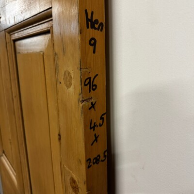 Antique Victorian 5 Panel Door - 208.5cm x 96cm