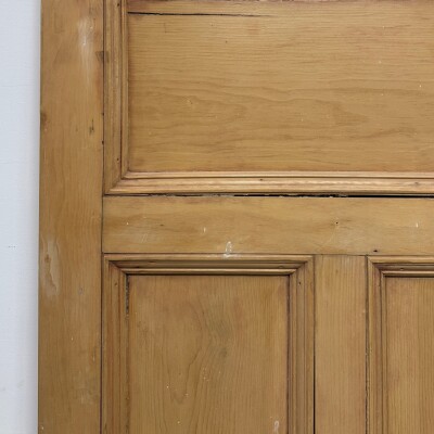 Antique Victorian 5 Panel Door - 206cm x 89.5cm