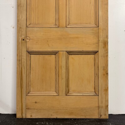 Antique Victorian 5 Panel Door - 219.5cm x 95.5cm