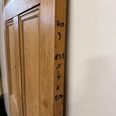 Antique Victorian 5 Panel Door - 204cm x 83.5cm