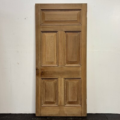 Antique Victorian 5 Panel Door - 207cm x 95cm