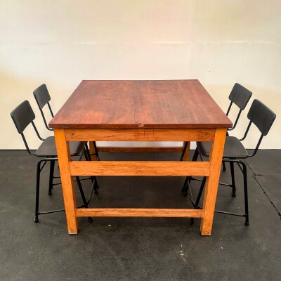 Teak/Beech Reclaimed Work Table | 5 Available