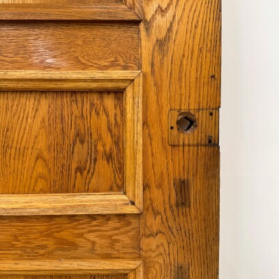 Antique Arched Oak Door - 205.5cm x 106.5cm