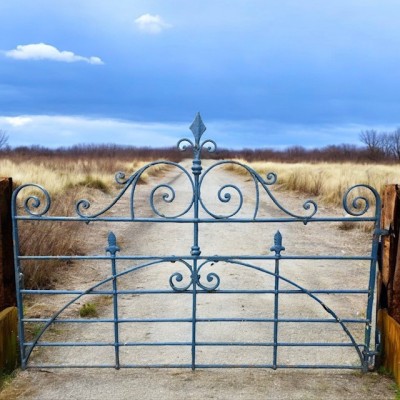 Blue Georgian Farm Gate