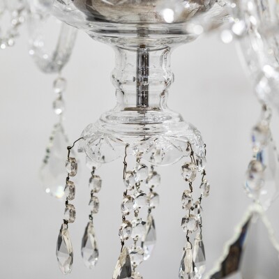 Large Antique Crystal Chandelier from Victoria Palace Theatre | Pair Available
