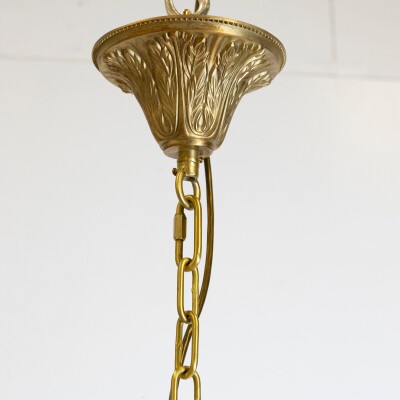 Large French Gilt Birdcage and Crystal Chandelier | 12 Arm