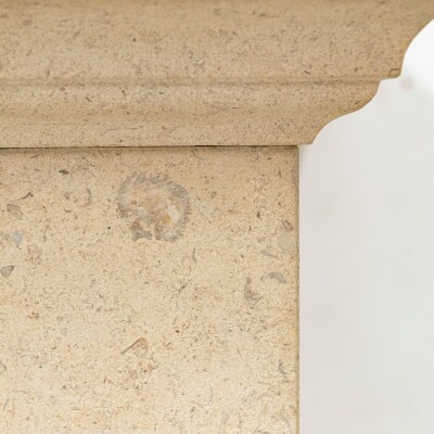 The Marseilles a French Style Limestone Fireplace Surround I Pair Available