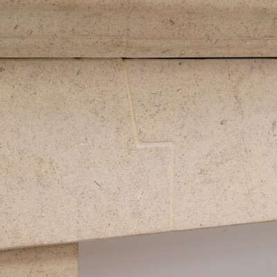 The Marseilles a French Style Limestone Fireplace Surround I Pair Available