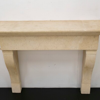 The Marseilles a French Style Limestone Fireplace Surround I Pair Available