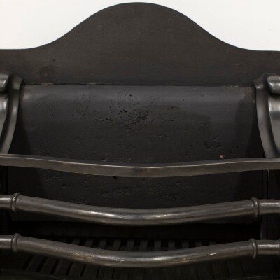 Reclaimed Cast Iron and Brass Fire Basket