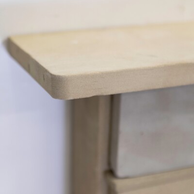 Antique Sandstone Crossover Fireplace Surround