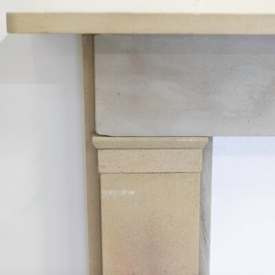 Antique Sandstone Crossover Fireplace Surround