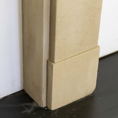 Antique Sandstone Crossover Fireplace Surround