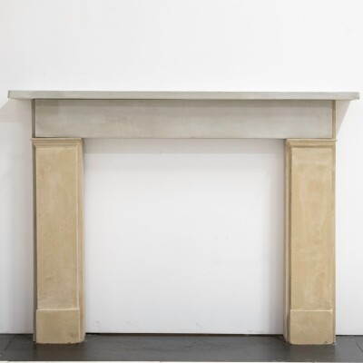 Antique Sandstone Crossover Fireplace Surround