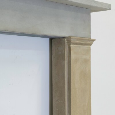 Antique Sandstone Crossover Fireplace Surround