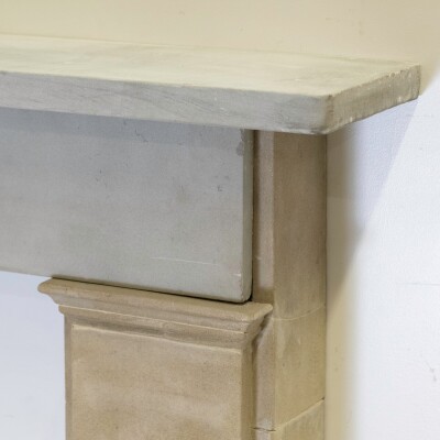 Antique Sandstone Crossover Fireplace Surround