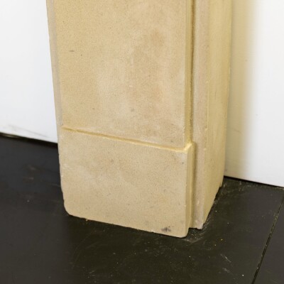 Antique Sandstone Crossover Fireplace Surround