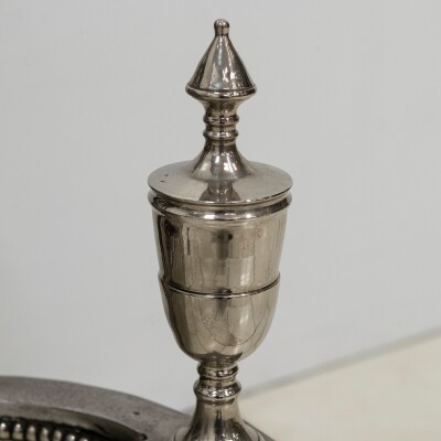 Reclaimed Georgian Style Polished Steel Fire Basket